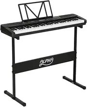 My Best Buy - Alpha 61 Keys Electronic Keyboard Digital Piano Touch Sensitive Beginner Gift