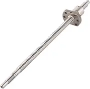 Respicefinem SFU1204 300mm Rolled Ballscrew Ballnut Anti Backlash Without Side End Supports Long Service Life Due to Low Friction Low Operation Noise No Stick Slip Effect Heats Up