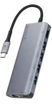 Bonelk USB-C 7 in 1 Long-Life Multiport Hub Dock and Adapter