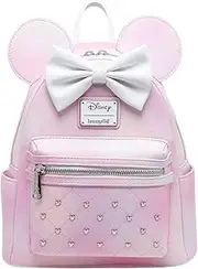 [Loungefly] Disney Minnie Quilted Pastel Sakura US Exclusive Mini Backpack