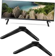 Ciieeo 2Pcs Tv Stand Base Holder with Non Slip Pad Space Saving Tv Mount Brackets for Tvs Stable Support Design Easy No Drill Installation Compatible with Flat