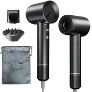 Hair Dryer, High Speed Negative Ionic Blow Dryer with 110, 000 RPM Brushless ...
