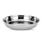 Serving Dishes Plate Crust Dinnerware Flat Plate Round Stainless Steel