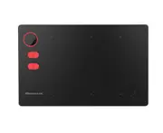 Graphic Drawing Tablet with Roller Key Large Active Area Digital Tablet Support Android Phone - Black