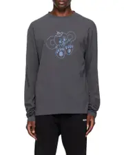Monster long sleeve T-shirt S,XL,XS,L,M charcoal ash