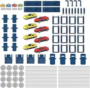 harayaa Ejection Race Track DIY Track Assembly with Alloy Cars Educational Toy for Boys Girls, 4 Track