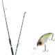 Wonda Hanarin Lure 釣魚竿 662ML + Damiki DC-400 Hard Bait Lure 70mm 311H 自然清單