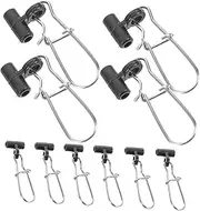 20Pcs Fishing Clips Professional Fishing Line Connectors for Freshwater Saltwater Durable Clips for for Bass Fishing Offshore Use