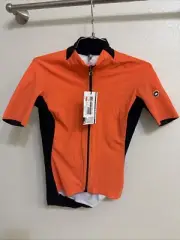 Assos SS Jersey Laalalai Evo -women's size Medium - Lava Orange - New with tags