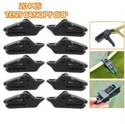 Camping Awning Fly Tarpaulin Tent Alligator Tarp Clips Crocodile Rope Clamps