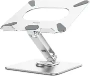 Laptop Stand with 360° Rotating Base Ergonomic Adjustable Notebook Stand Riser