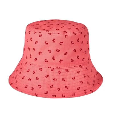 Kids Cherry Print Reversible Bucket Hat Art Class Red OSFM
