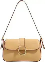 [Hzxsny] Women's Underarm Shoulder Bags Faux Leather Tote Bag Clutch Trendy Purses Handbag Vintage Evening Bag Shoulder Totes