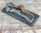 Abstract Woman Nude Girl Bronze Statue Art Deco Sculpture Home Decor Figure Sale