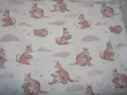 Skippy White Flannelette Cotton FLAT Cot Sheet Handmade