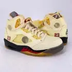 Air Jordan 5 Retro "OW SAIL" 2020 - Size 7 - dh8565 100 (13192-4)