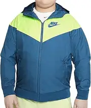[Nike] Sportswear Windrunner Big Kids Full Zip Jacket (Extended Size) Size Medium+