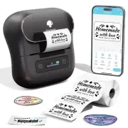 M220 Wireless Bluetooth Label Printer,Thermal Label Maker Machine with 200+Te...
