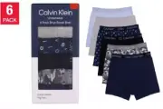 Calvin Klein Boys' Cotton Stretch Boxer Brief Underwear 6-pack Select Size