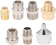 Professional 7pcs Adaptor Kit Fitting Connector Set for Compressor & Hose