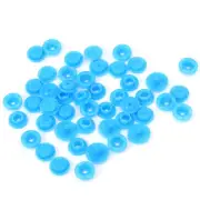 1000 Sets Harmless Resin Snap Button Set Cloth Quilt Cover Button Pressed Blue T