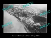 OLD LARGE HISTORIC PHOTO VANCOUVER BC CANADA AERIAL VIEW OF HANEY c1950 2