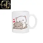 3 (301-400Ml) Panda Bear Bubu Cup Dudu Coffee Milk Mocha Cat Couple Christmas Mu