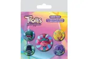 Trolls Perfect Harmony Badge Set (Pack of 5) (Multicoloured) (One Size)