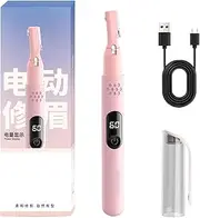 Eyebrow Trimmer for Women - Painless Face Razor,Facial Hair Bikini Shaver Groomer for Lip Chin Pubic, Painless Underarm Razor