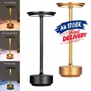 LED Table Lamp Touch Dimmable USB Rechargeable Bar Night Light Cordless AU