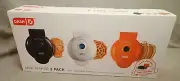 NEW - Dash Halloween Mini Waffle Maker Set of 3- Pumpkin, Skull and Spider Web