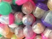 50 1" Capsules Birthday Party Toys Festival Carnival STICKY HANDS TOYS Pinata