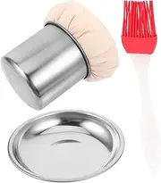 Oil Wiper for Pancake Restaurant Oil Mop BBQ Grill Brush Basting Cooking Brush Set Random Color