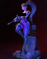 1/4 50cm Bare Widowmaker 3D Print Garage Kit Model Kit Unpainted Unassembled GK