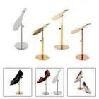 Modern Stand Shoe Riser Holder Shelf Rack Metal Adjustable Height for Sandals