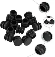 OATIPHO Round Plastic Furniture Leg Plug 16mm End Cap 100pcs Leg Floor Protectors