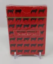 Michael Jordan Jordan's The Steak House NYC FACTORY SEALED Playing Cards Set HOF