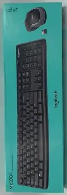 Logitech MK270R Wireless Combo Desktop Keyboard & Mouse 2.4Ghz MK270 Brand New
