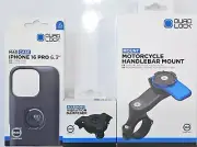 QUAD LOCK KIT APPLE iPHONE 16 PRO MAG Case, Dampener, Handlebar Mount *EXPRESS*