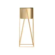 70cm Gold Metal Plant Stand With Gold Flower Pot Holder Corner Shelving Rack Indoor Display