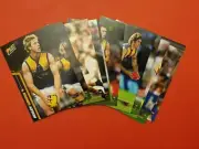 2007 AFL Select West Coast Eagles 12 card Team Set. Lynch, Selwood, Judd, Kerr