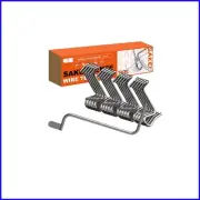304 Stainless Steel Fence Wire Tensioning Tool with 20 Tighteners - Durable &...