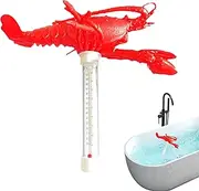 Pool Thermometer Floating Easy Read, Cartoon Floating Animals Water Temperature Thermometer Gauge Accessory with String for Outdoor & Indoor Swimming Pools, Hot Tubs, Ponds, Spas