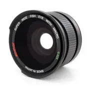 Fisheye Wide Angle Lens 0.42X made in Japan for Nikon Nikkor 50mm f1.4D f/1.4