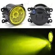 Pair Bumper LED Fog Light Driving Lamps For Lincoln Navigator 2007 - 2014 yellow