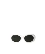 geometric frame sunglasses 55 WHITE