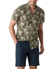 [Rodd & Gunn] Damper Bay Sports Fit Short Sleeve Shirt in Sage