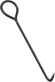 Manhole Cover Hook Hooks Lifting Hook Repair Tools Hook Manhole Lid Lifter Manhole Cover Puller Garage Garden Tool Garage Door Pull Hook Utility Manhole Hook