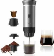 Portable Coffee Maker Espresso Machines Travel Camping Coffee Makers Battery Self Heating Car Coffee Maker SUITABLE Ground Coffee Capsule