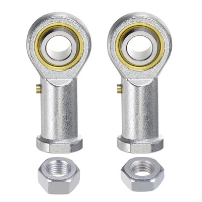 2pcs PHSB8 1/2" Female Rod End Set of 1/2-20 Left & Right Thread with Jam Nut